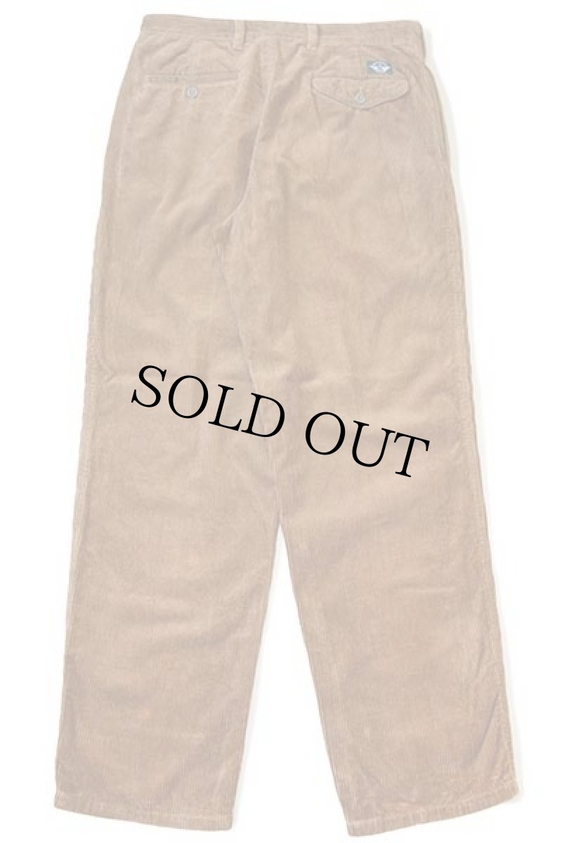 画像3: 90s DOCKERSドッカーズ ツータック コーデュロイパンツ 茶 w33 L30★ユーロ スラックス Levi'sリーバイス (3)