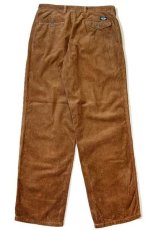 画像3: 90s DOCKERSドッカーズ ツータック コーデュロイパンツ 茶 w33 L30★ユーロ スラックス Levi'sリーバイス (3)