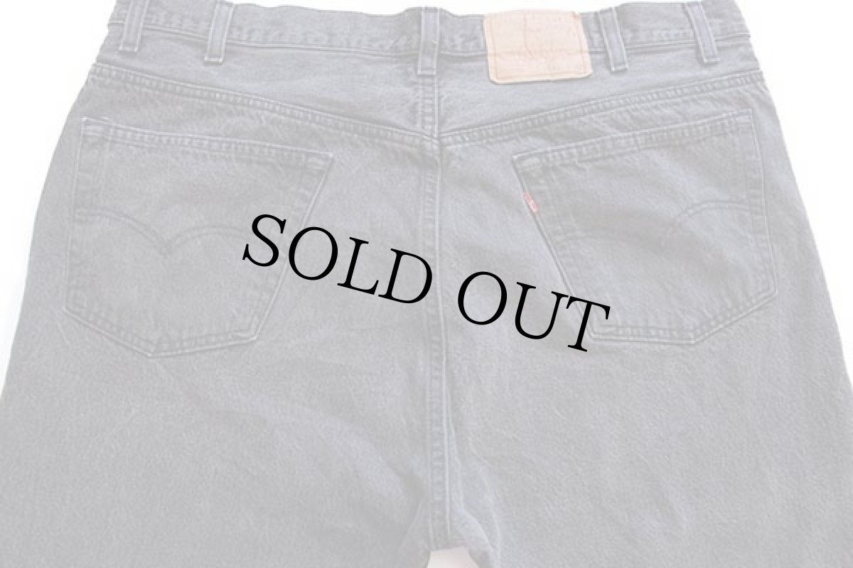 画像5: 90s USA製 Levi'sリーバイス 501 ブラック デニムパンツ w42 L32 (5)