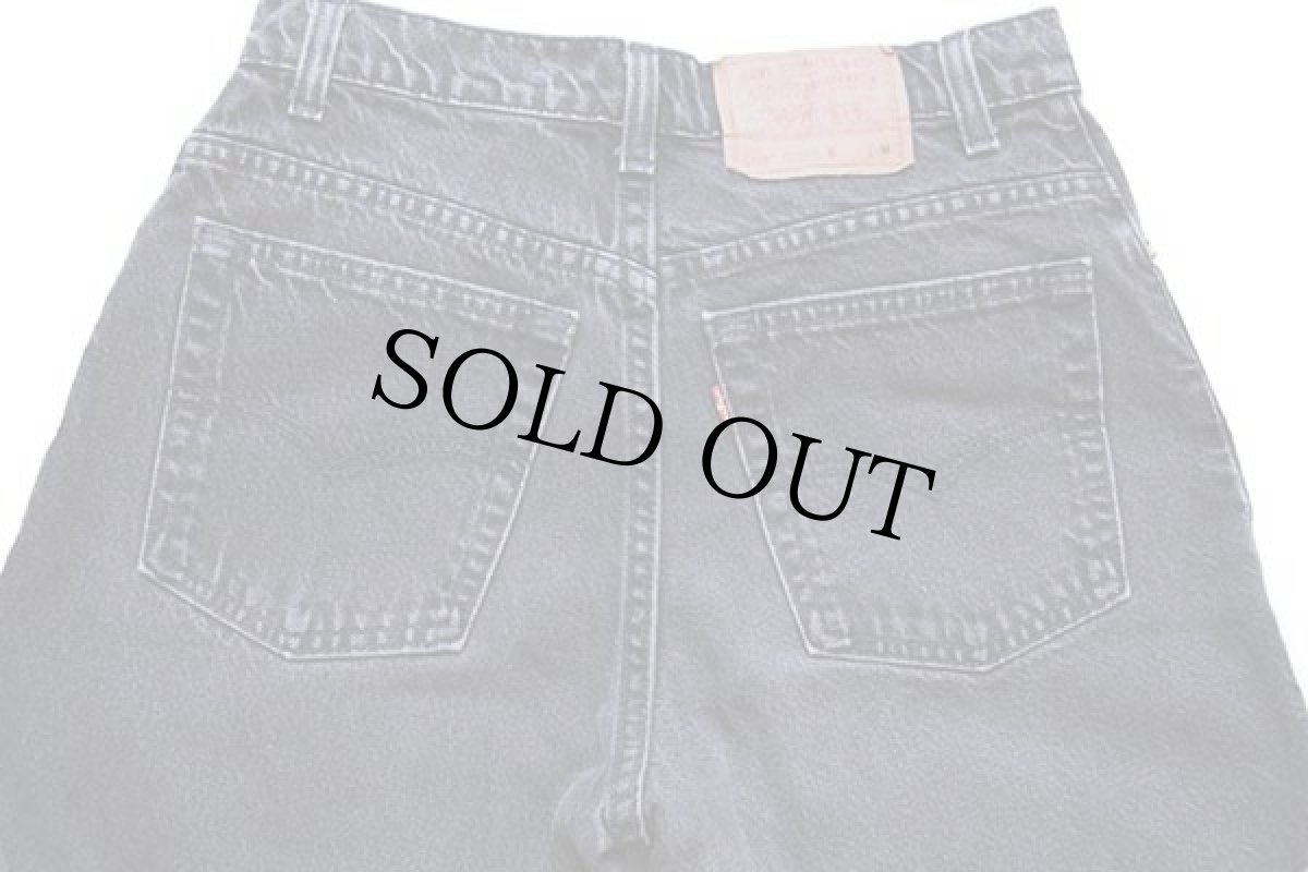 画像5: 90s USA製 Levi'sリーバイス 550 ブラック デニムパンツ 11 MED★96 (5)