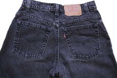 画像5: 90s USA製 Levi'sリーバイス 550 ブラック デニムパンツ 11 MED★96 (5)