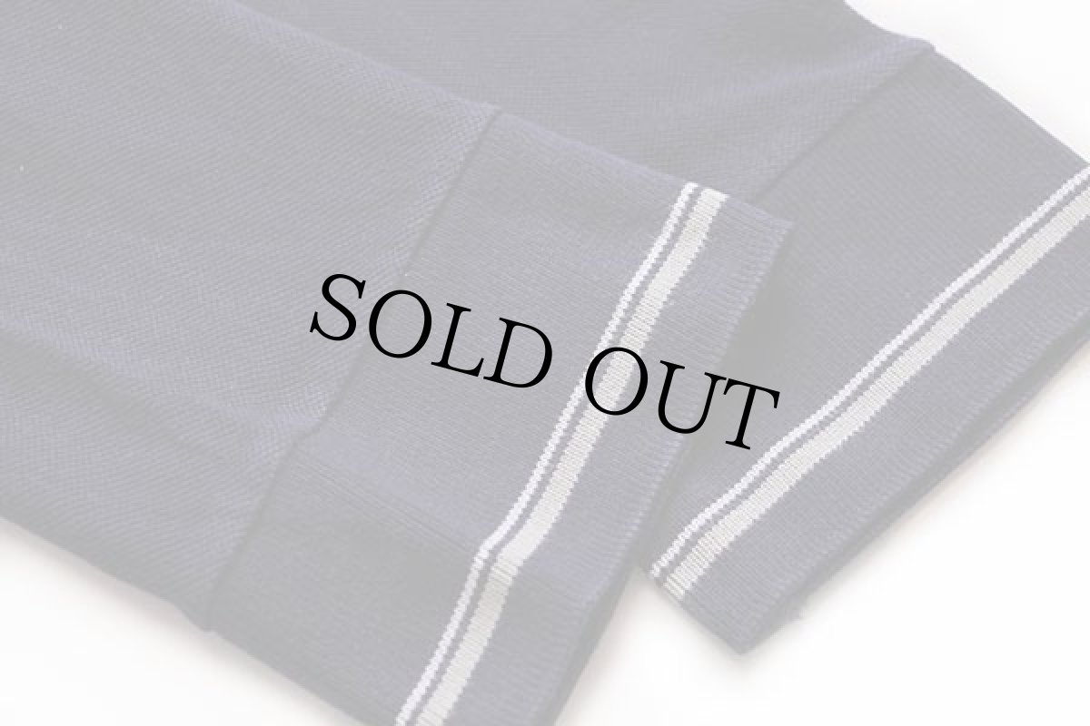 画像5: LACOSTEラコステ ワンポイント ポケット付き コットン 鹿の子 長袖ポロシャツ 紺 6 (5)