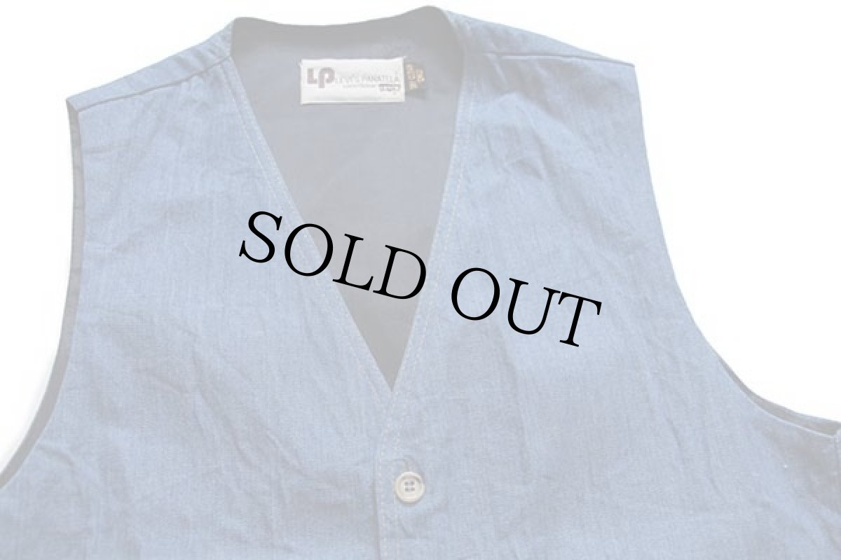 画像3: 70s LEVI'Sリーバイス PANATELA デニムベスト (3)