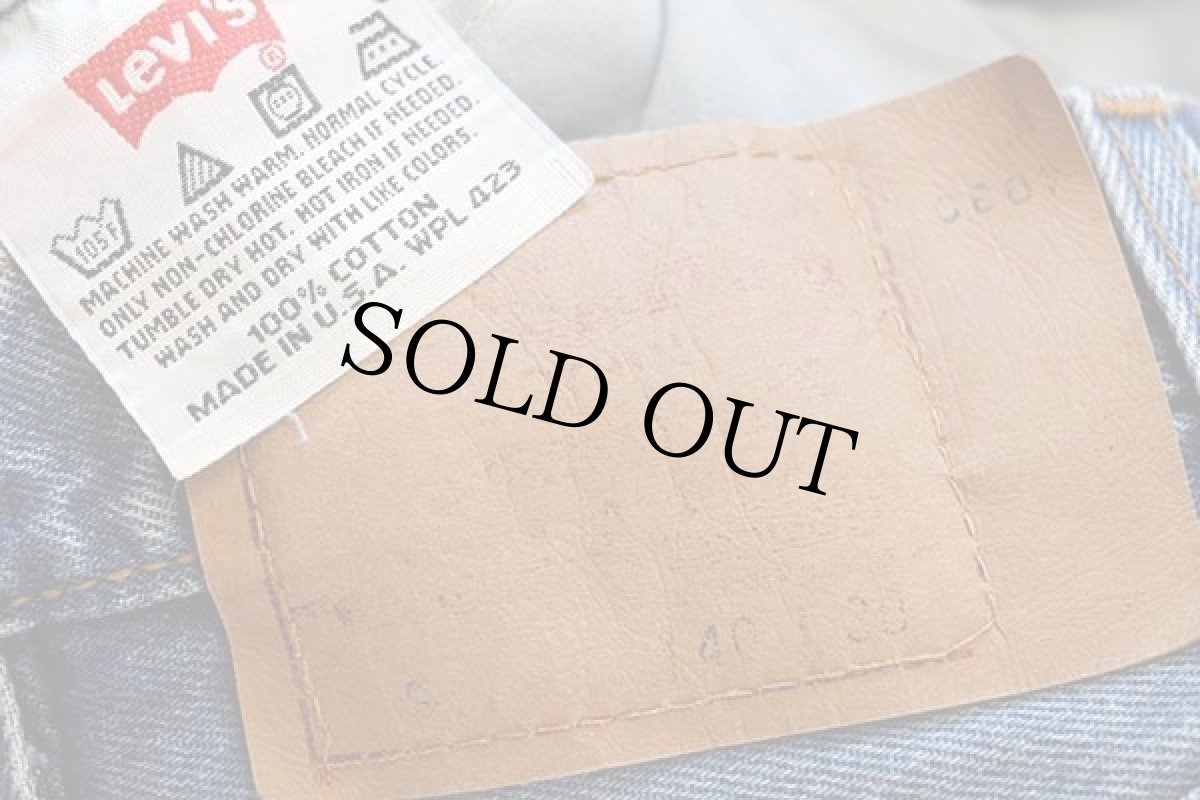 画像6: 90s USA製 Levi'sリーバイス 501 デニムパンツ w40 L30 (6)