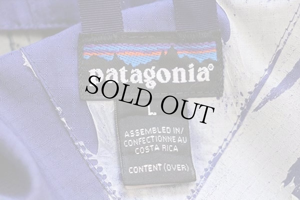 画像4: 90s patagoniaパタゴニア プルオーバー ナイロンパーカー 青紫 L★雪なしタグ アノラック (4)