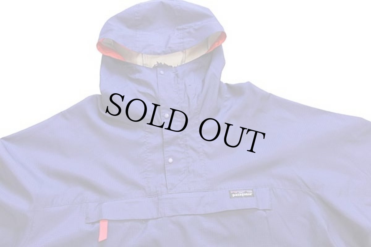 画像3: 90s patagoniaパタゴニア プルオーバー ナイロンパーカー 青紫 L★雪なしタグ アノラック (3)