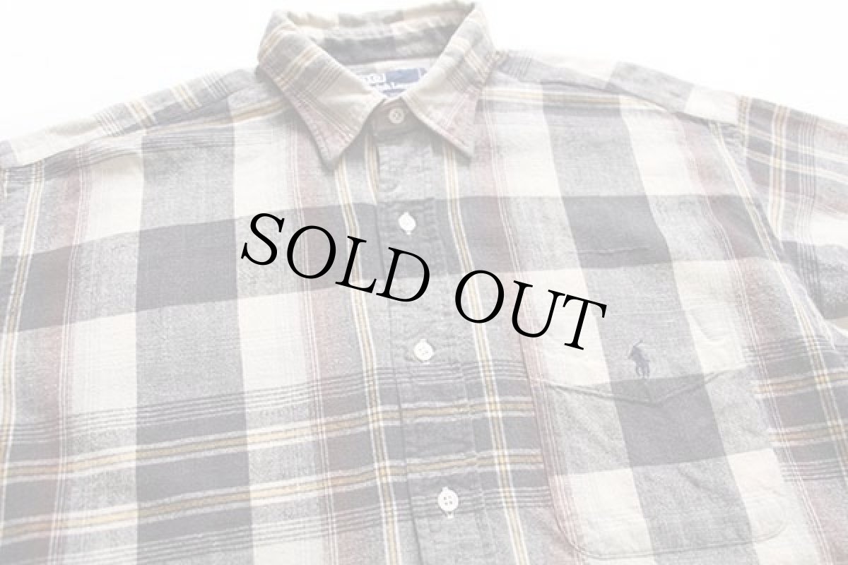 画像3: 90s ポロ ラルフローレン タータンチェック コットンシャツ (3)