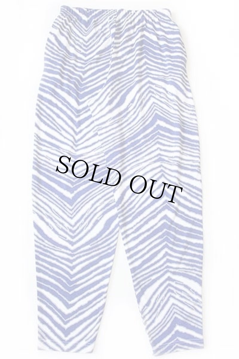 画像3: 90s USA製 ZUBAZ AIR FORCE フェルトパッチ ゼブラ柄 イージーパンツ L (3)