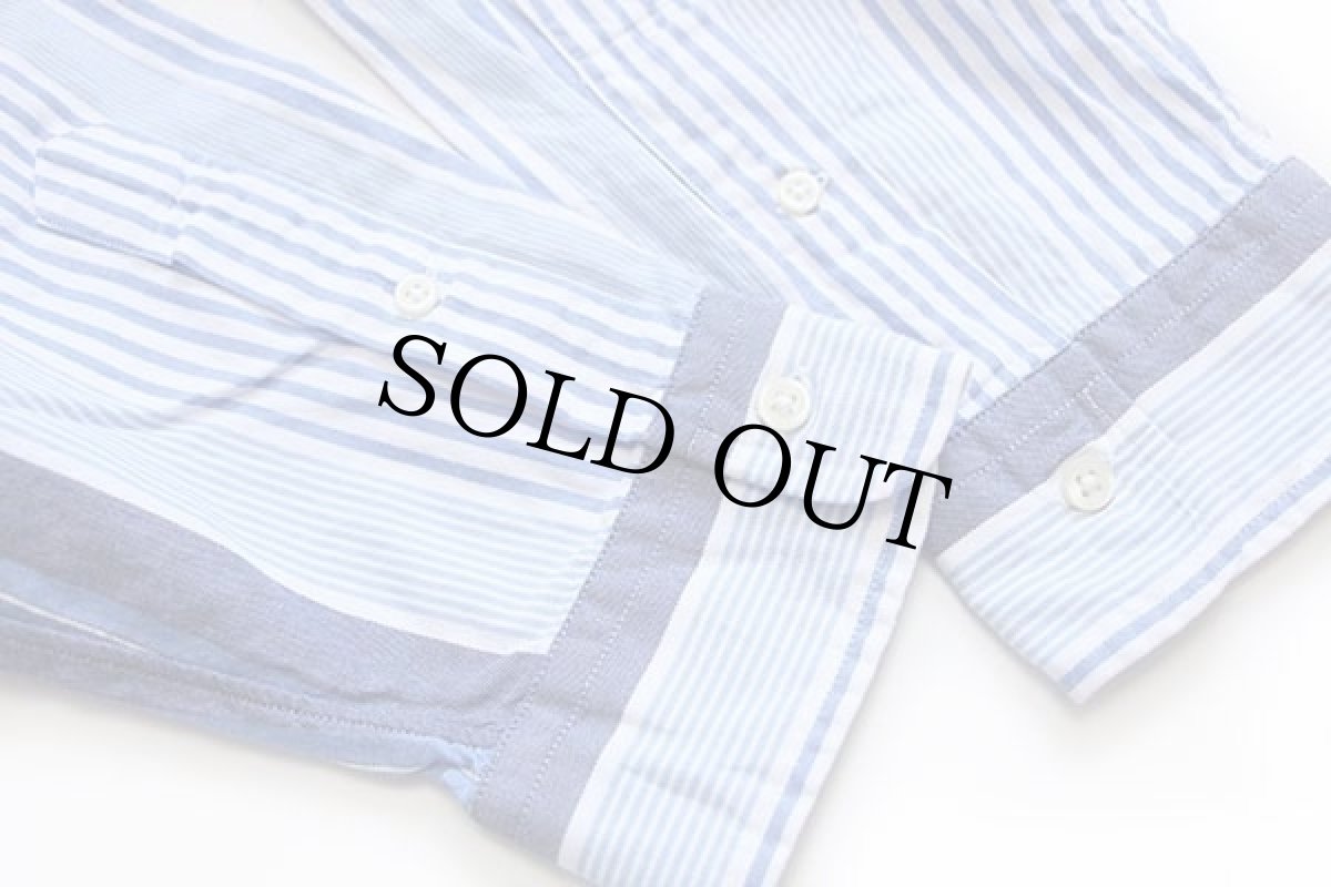 画像6: ラルフローレン ランダムストライプ ボタンダウン オックスフォード コットンシャツ XL (6)