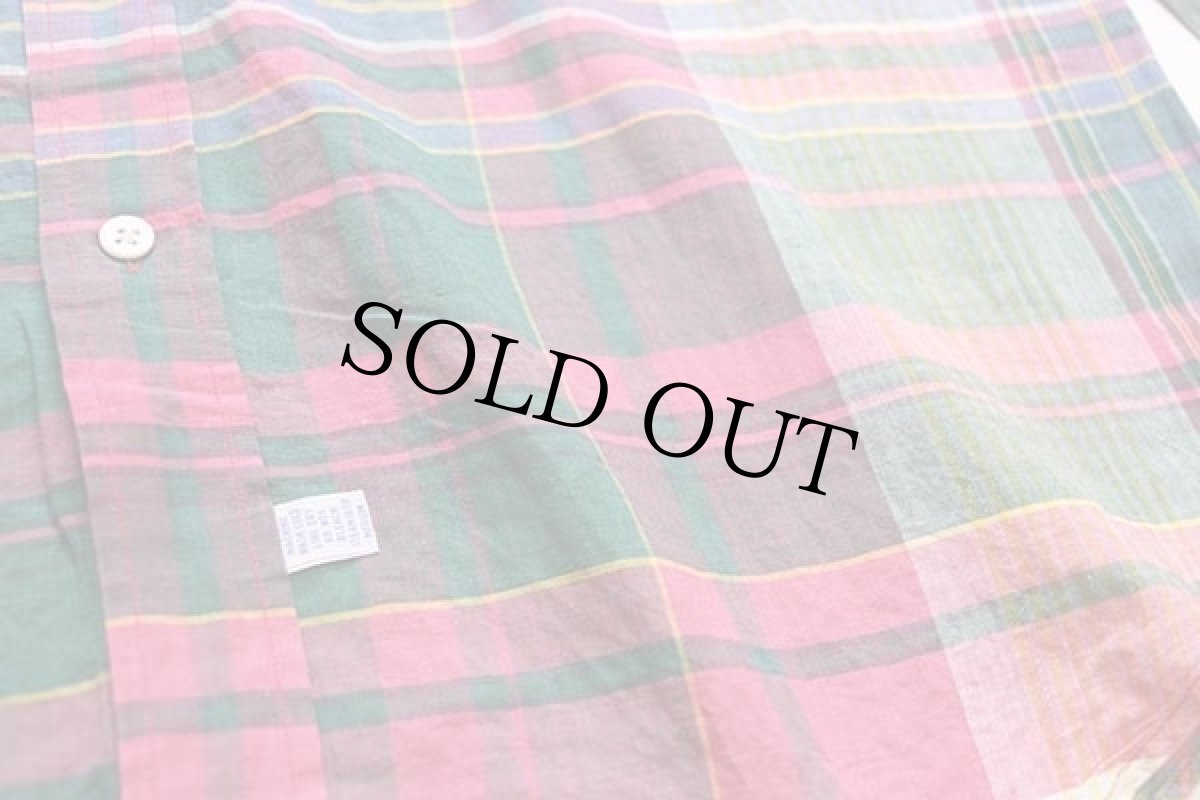 画像5: 90s ラルフローレン マドラスチェック ボタンダウン コットンシャツ L (5)