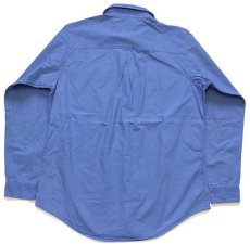 画像2: 90s patagoniaパタゴニア スナップボタン コットンシャツ 薄青 L (2)