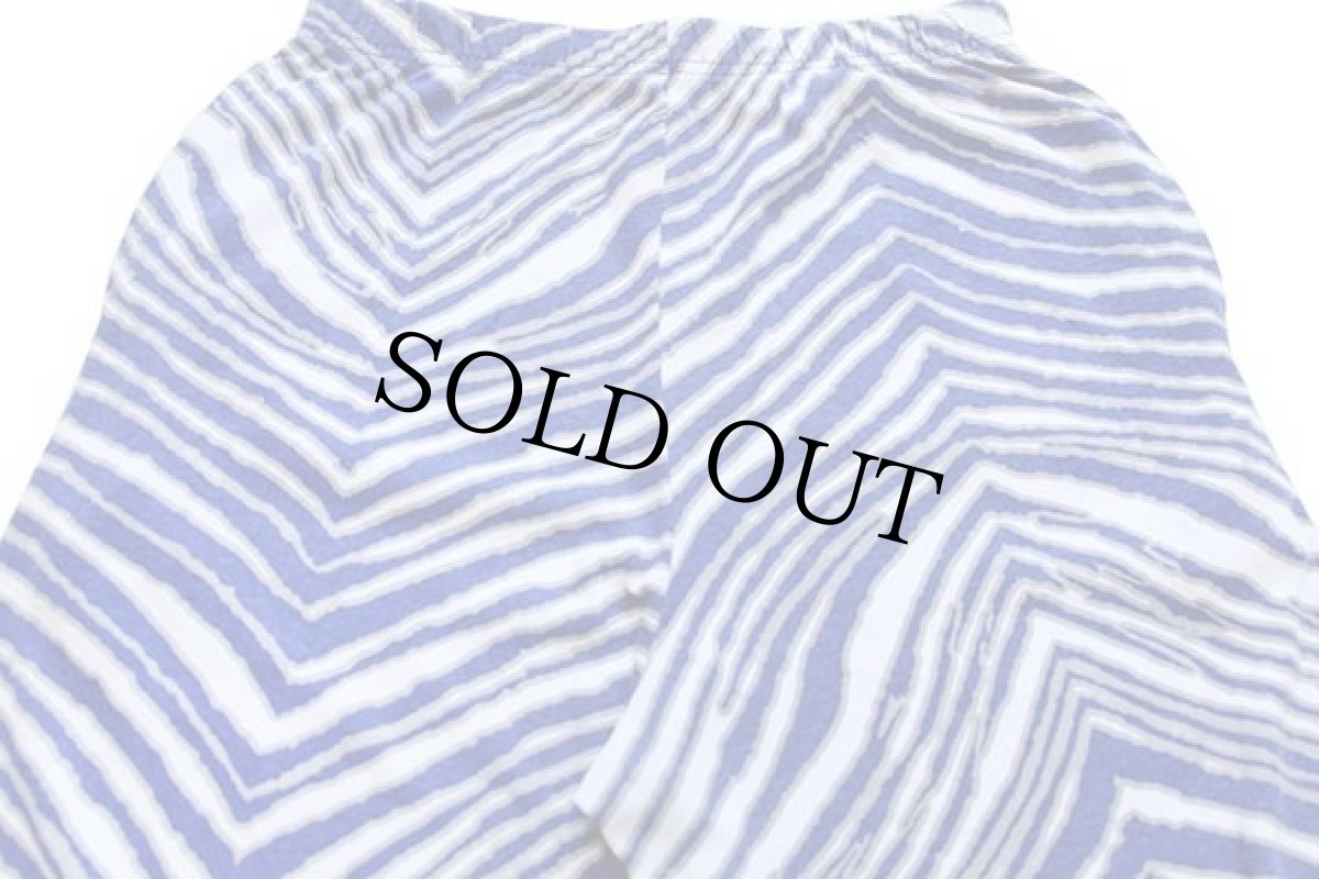 画像5: 90s USA製 ZUBAZ AIR FORCE フェルトパッチ ゼブラ柄 イージーパンツ L (5)