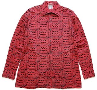 70s KENNINGTONケニントン 総柄 ウエスタンシャツ - Sixpacjoe