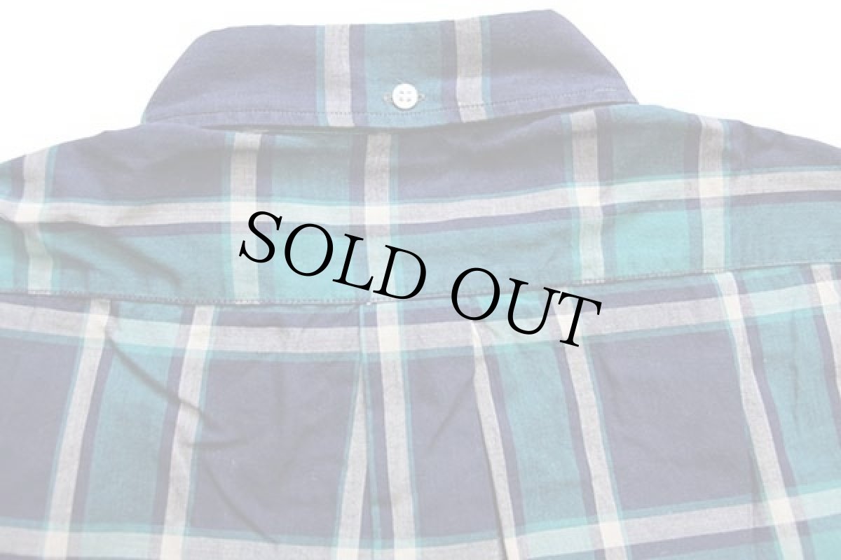 画像4: 60s USA製 ARROW CUM LAUDE チェック 三点留め ボタンダウン コットンシャツ M (4)