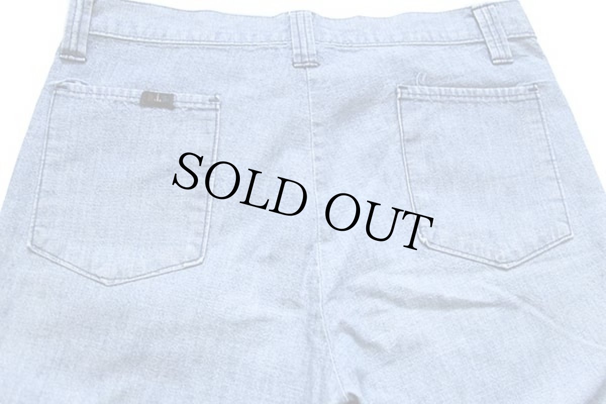 画像5: 70s h.i.s フレア デニム セーラーパンツ w33 (5)