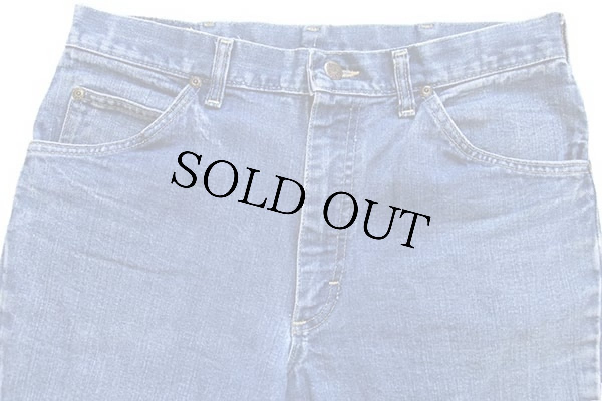 画像4: 70s USA製 Leeリー フレア デニムパンツ w33★ベルボトム (4)