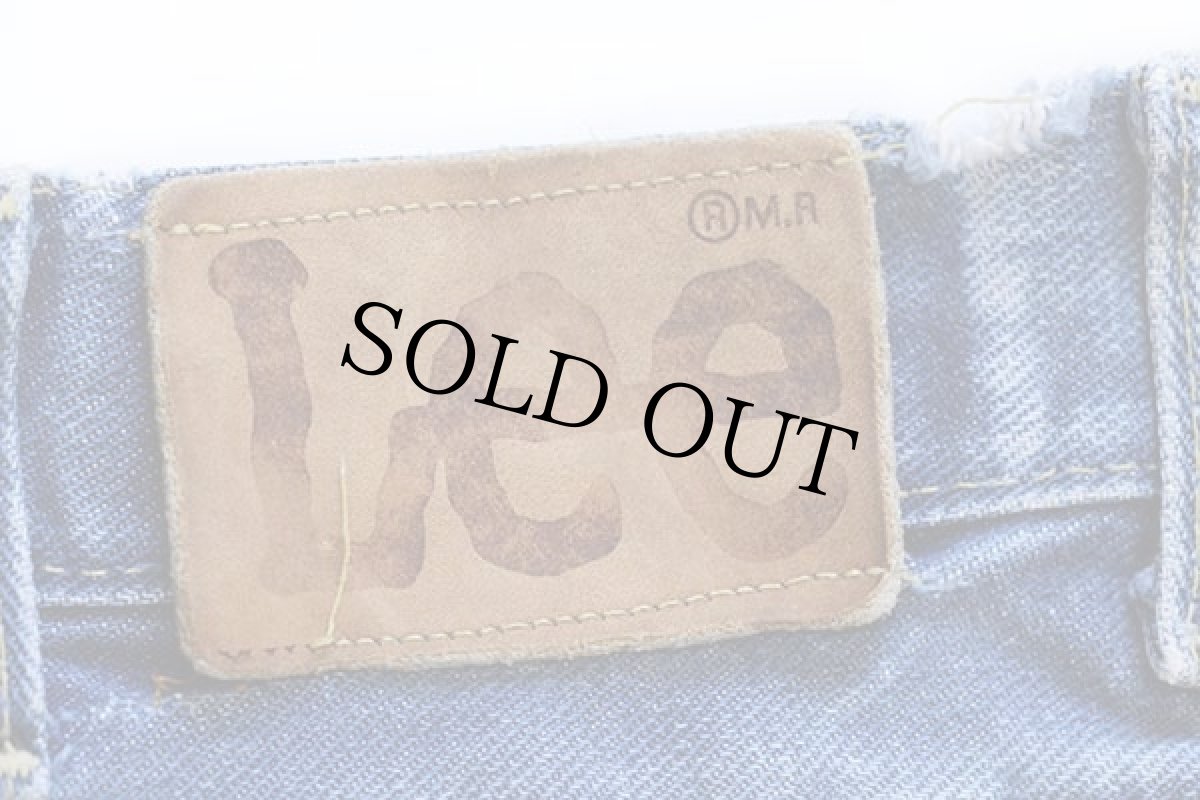 画像6: 70s USA製 Leeリー フレア デニムパンツ w33★ベルボトム (6)