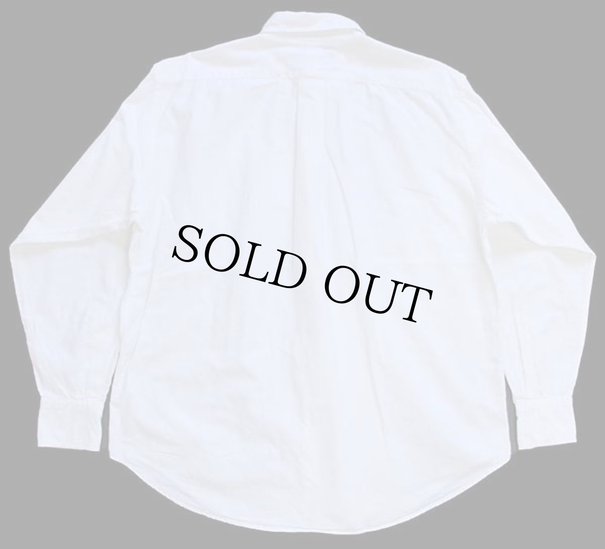 画像2: 90s ラルフローレン ワンポイント ボタンダウン オックスフォード コットンシャツ 白 8 (2)