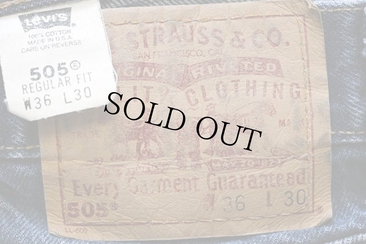 画像6: 00s USA製 Levi'sリーバイス 505 デニムパンツ w36 L30★59 (6)
