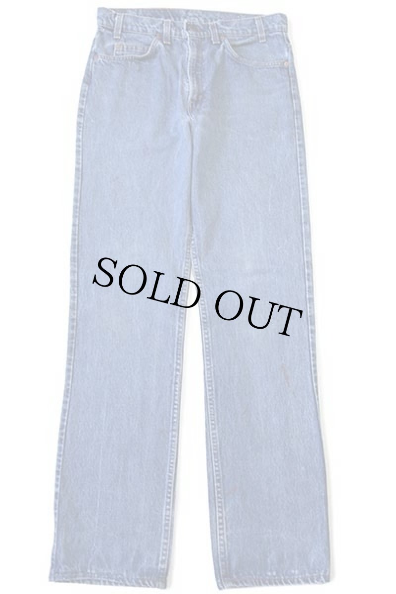 画像2: 80s USA製 Levi'sリーバイス 509 ペンキ飛び デニムパンツ w33 L34 (2)