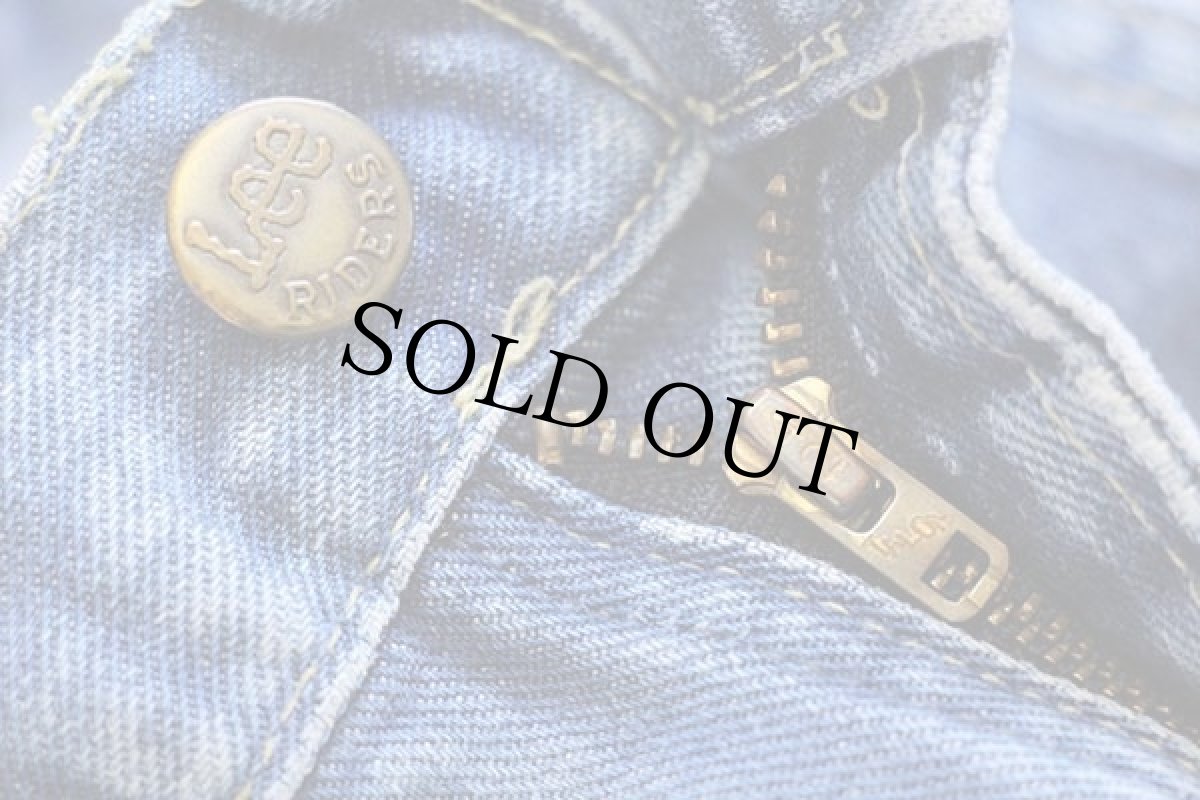 画像8: 70s USA製 Leeリー フレア デニムパンツ w33★ベルボトム (8)