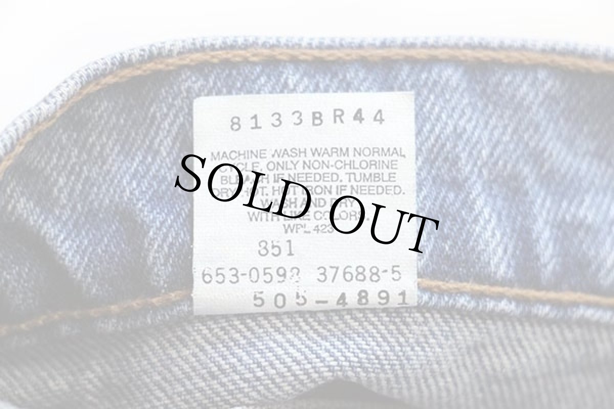 画像7: 90s USA製 Levi'sリーバイス 505 デニムパンツ w36 L30★52 (7)