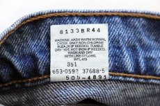 画像7: 90s USA製 Levi'sリーバイス 505 デニムパンツ w36 L30★52 (7)