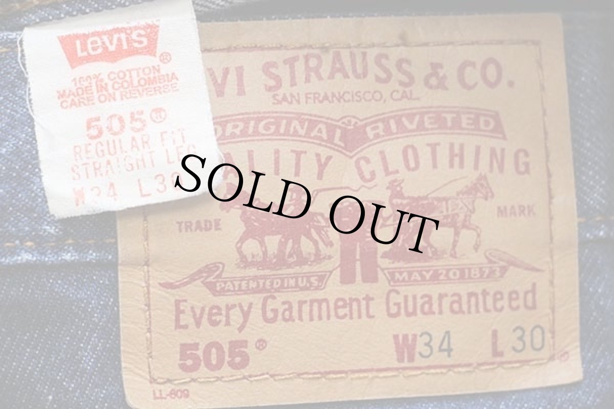 画像6: 90s Levi'sリーバイス 505 デニムパンツ w34 L30★57 (6)