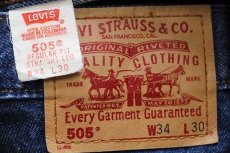 画像6: 90s Levi'sリーバイス 505 デニムパンツ w34 L30★57 (6)