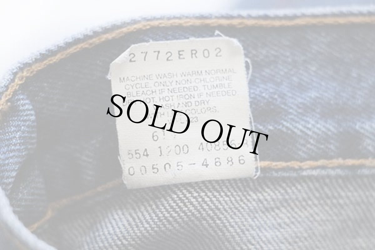 画像7: 00s USA製 Levi'sリーバイス 505 デニムパンツ w36 L30★59 (7)