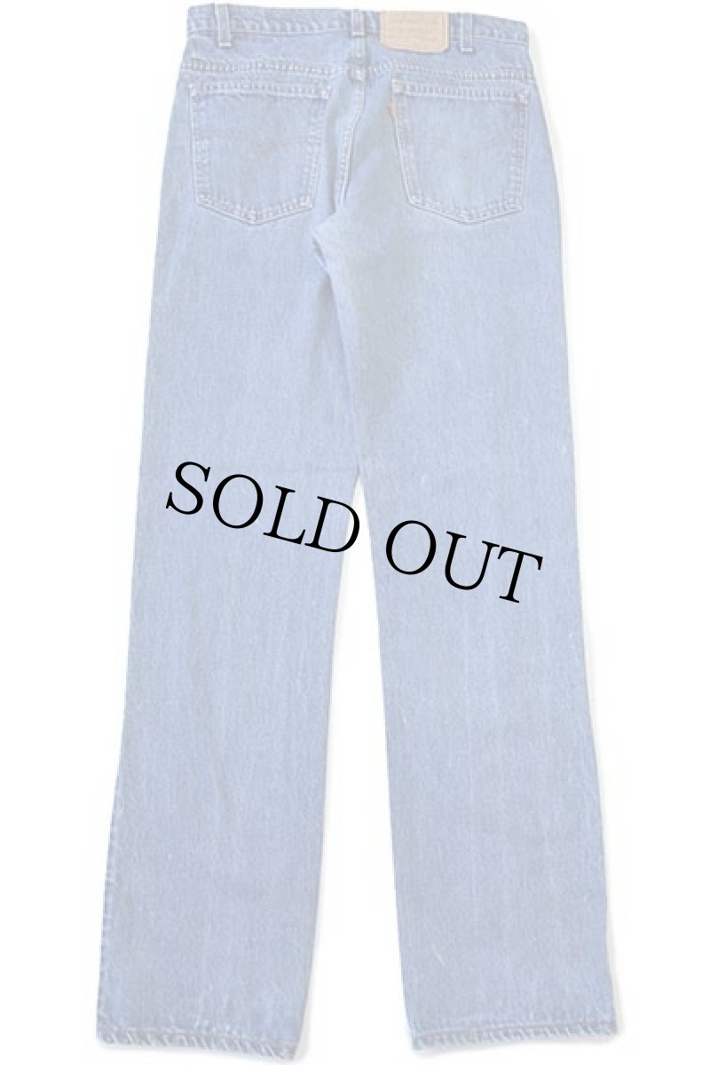 画像3: 80s USA製 Levi'sリーバイス 509 ペンキ飛び デニムパンツ w33 L34 (3)