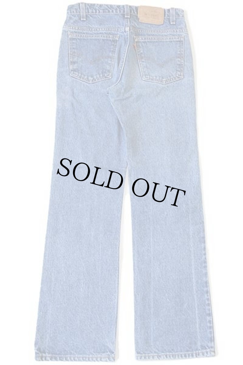 画像3: 90s USA製 Levi'sリーバイス 517 デニムパンツ w30 L30★ブーツカット (3)