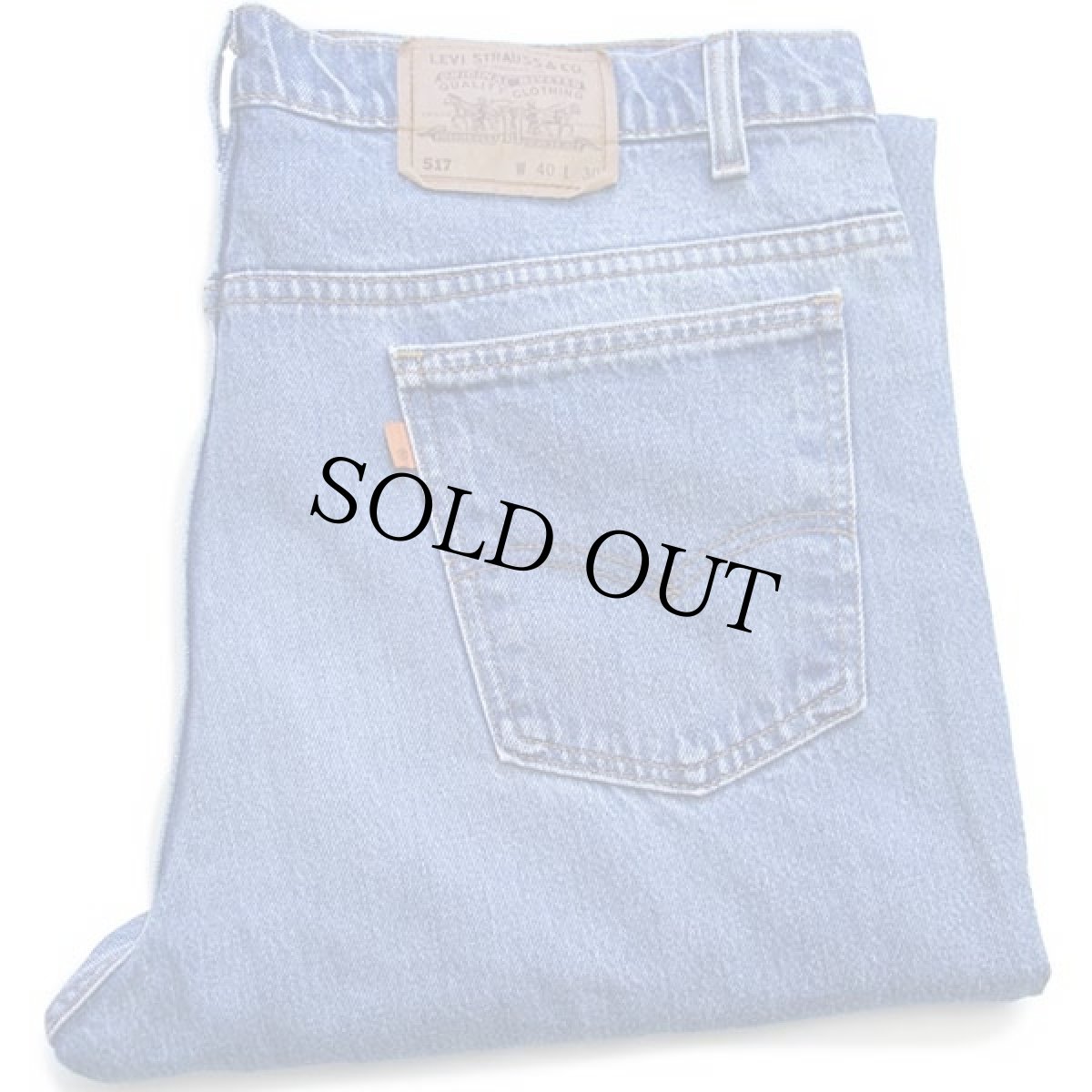 画像1: 90s USA製 Levi'sリーバイス 517 デニムパンツ w40 L30★39 ブーツカット (1)
