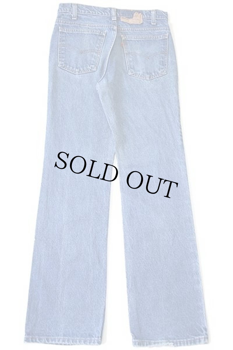 画像3: 80s USA製 Levi'sリーバイス 517 デニムパンツ w30 L31★38 ブーツカット (3)