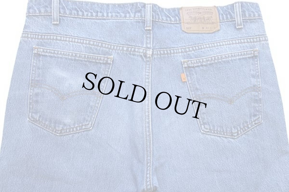 画像5: 90s USA製 Levi'sリーバイス 517 デニムパンツ w40 L30★39 ブーツカット (5)