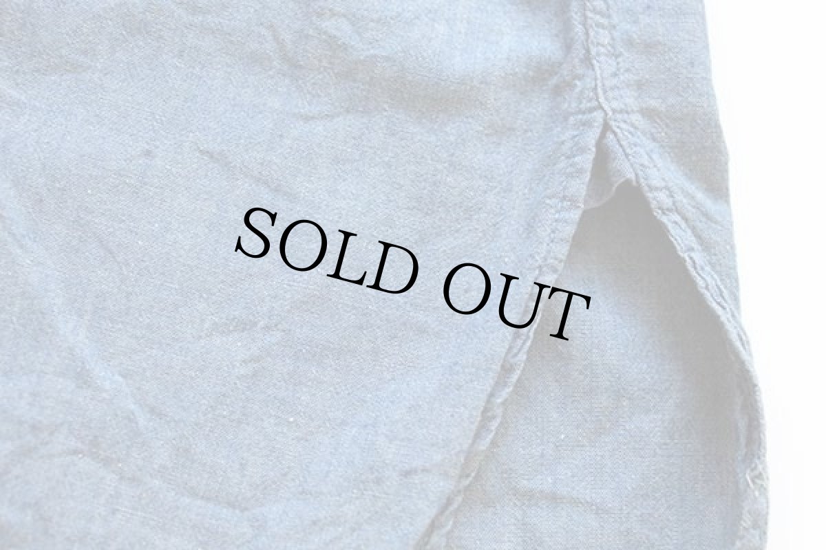 画像6: 40s USA製 5 BROTHERファイブブラザー マチ付き コットン シャンブレーシャツ (6)