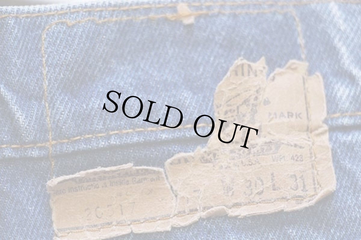 画像6: 80s USA製 Levi'sリーバイス 517 デニムパンツ w30 L31★38 ブーツカット (6)