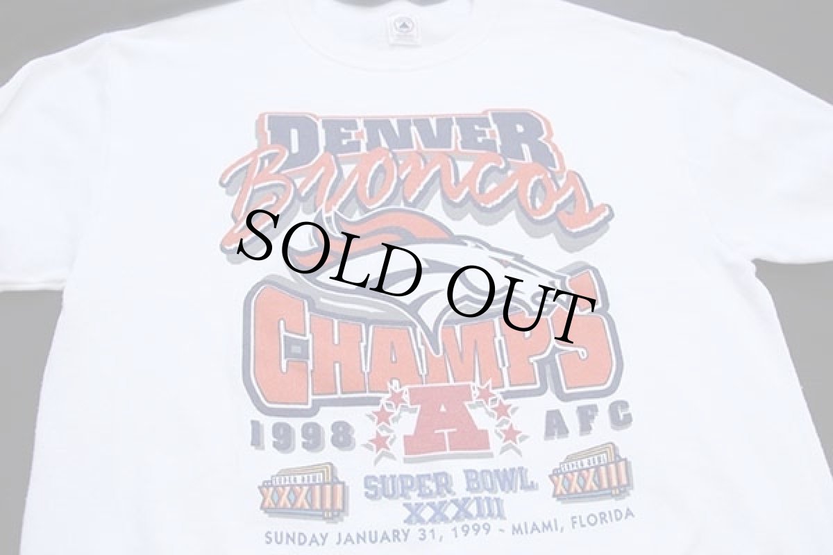 画像3: 90s USA製 NFL DENVER BRONCOS CHAMPS スウェット 白 L (3)