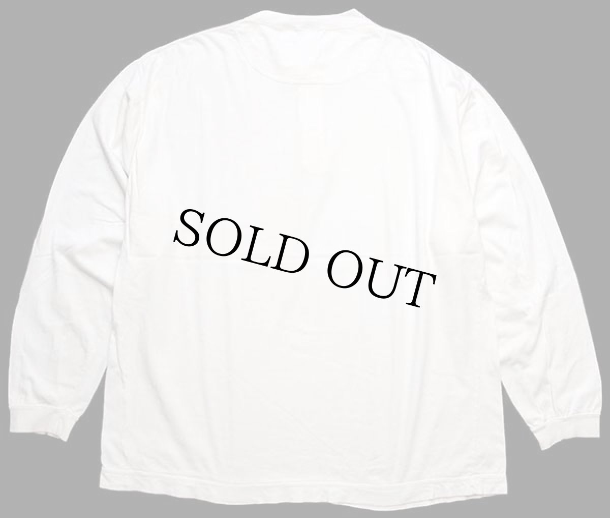 画像2: 90s Levi'sリーバイス ヘンリーネック コットン 長袖Tシャツ 白 L (2)