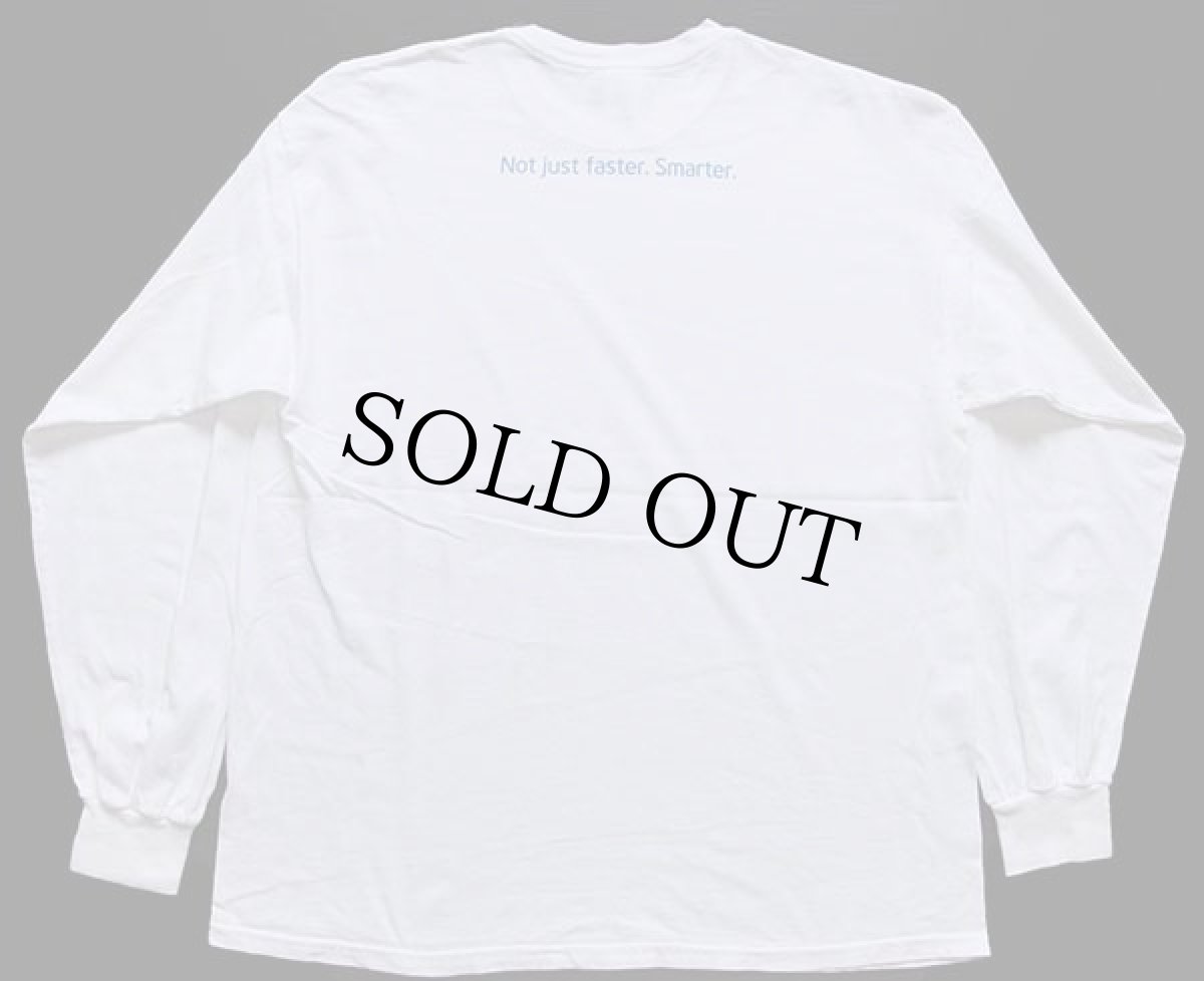 画像2: INTEL CORE PROCESSORS コットン 長袖Tシャツ 白 XL (2)