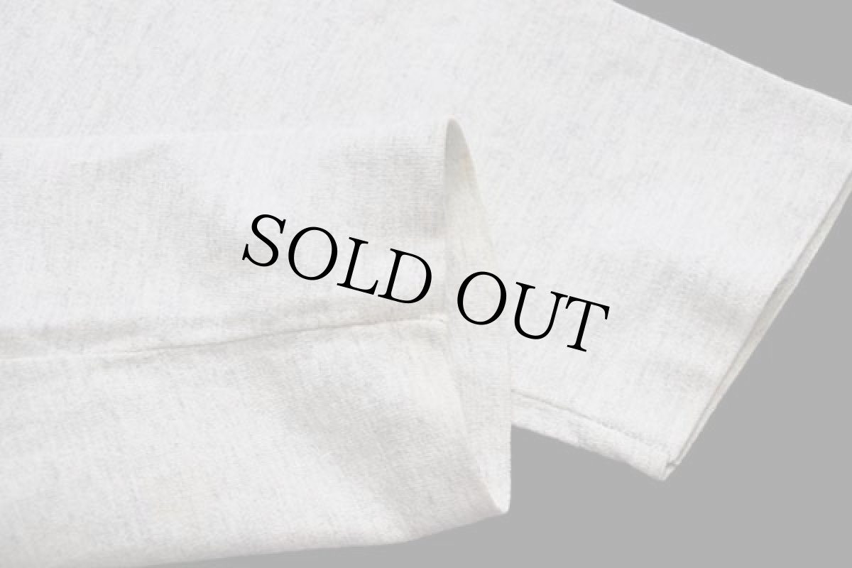 画像5: 00s HARLEY-DAVIDSON ハーレー ダビッドソン ロゴ刺繍 ヘンリーネック コットン 長袖Tシャツ オートミール XL (5)