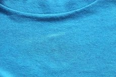 画像5: 80s USA製 COLUMBUS ロゴ コットン 長袖Tシャツ 水色 XL (5)