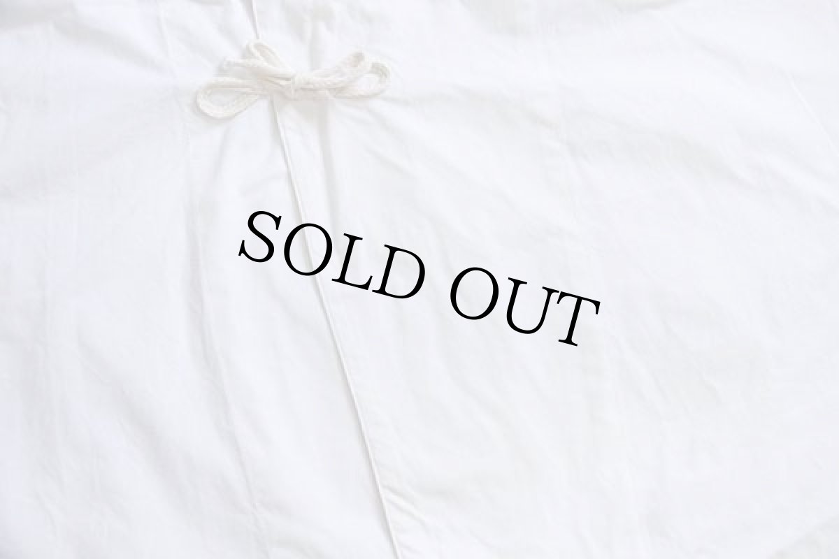 画像5: デッドストック★ビンテージ イタリア軍 コットン スノーカモ パーカー 白 2★A モッズコート (5)