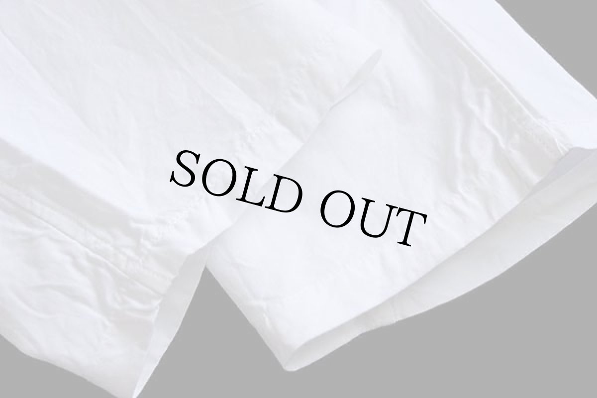 画像6: デッドストック★ビンテージ イタリア軍 コットン スノーカモ パーカー 白 2★A モッズコート (6)