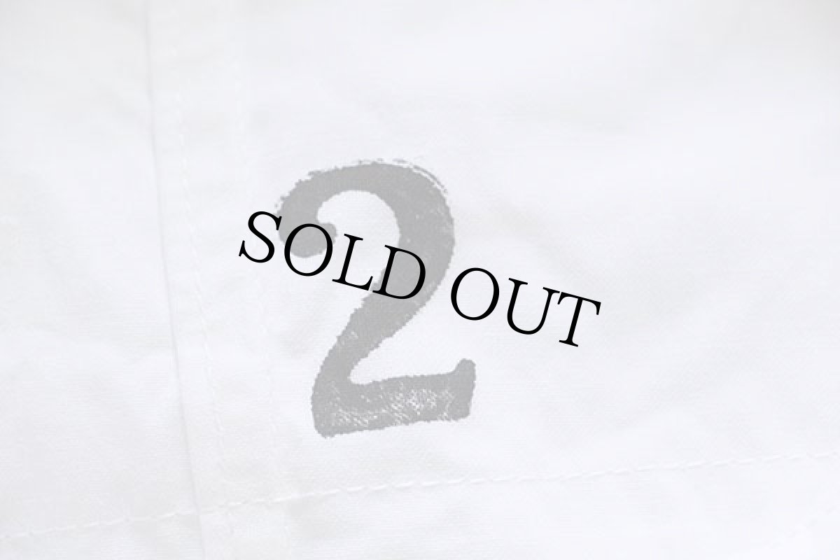 画像4: デッドストック★ビンテージ イタリア軍 コットン スノーカモ パーカー 白 2★A モッズコート (4)