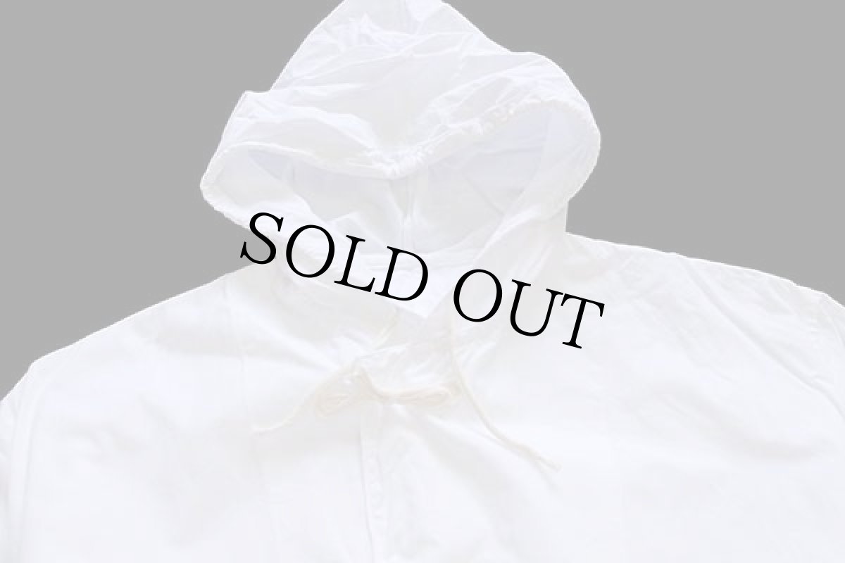 画像3: デッドストック★ビンテージ イタリア軍 コットン スノーカモ パーカー 白★C モッズコート (3)