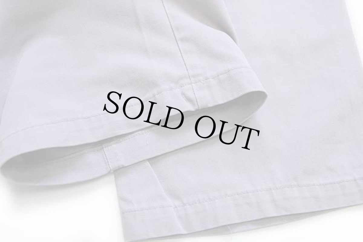 画像8: 90s USA製 ポロ ラルフローレン ツータック コットン チノパン ライトグレー w36 (8)