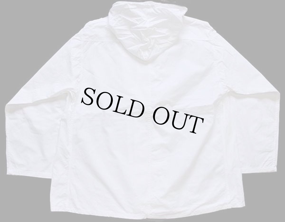 画像2: デッドストック★ビンテージ イタリア軍 コットン スノーカモ パーカー 白★C モッズコート (2)