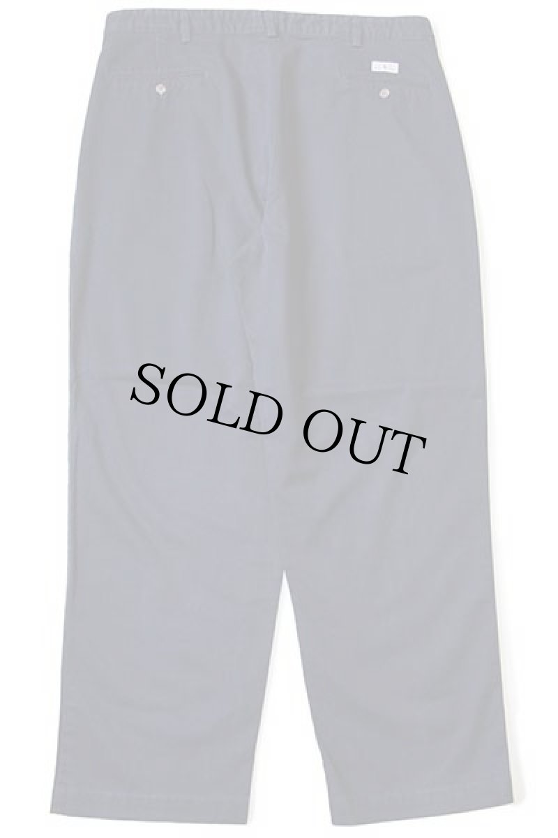 画像3: 90s USA製 ポロ ラルフローレン ツータック コットン チノパン 濃紺 w38 L30★79 (3)