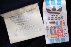 画像4: 90s adidasアディダス トレフォイル ロゴ刺繍 トラックジャケット 紺×白 L★ジャージ (4)